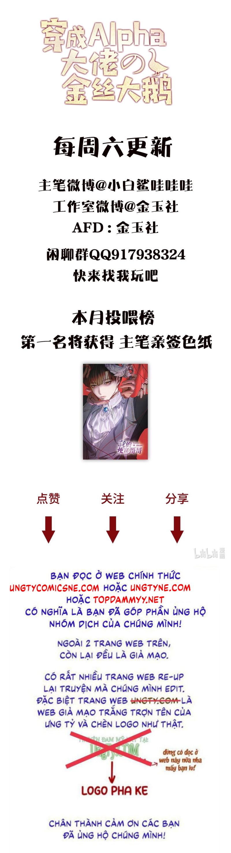 Xuyên Thành Con Ngỗng Vàng Của Đại Lão Alpha Chap 5 - Next Chap 6