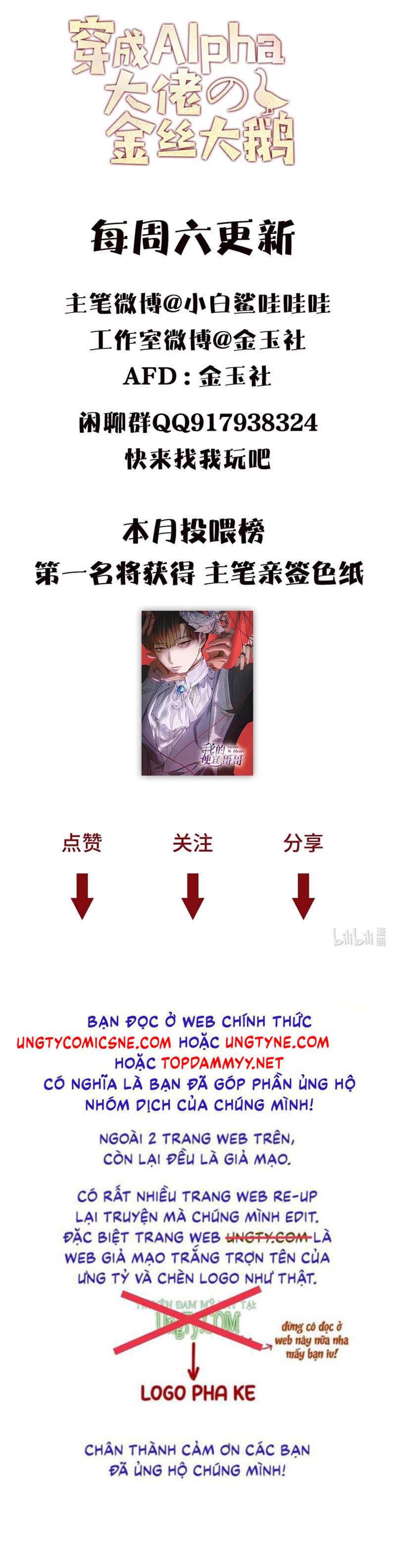 Xuyên Thành Con Ngỗng Vàng Của Đại Lão Alpha Chap 7 - Trang 2